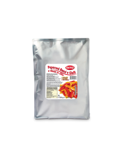 Poivrons grillés 2 couleurs lanières