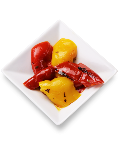 Poivrons grillés 2 couleurs morceaux